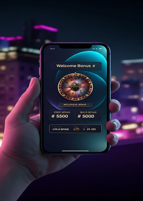 Winaura homepage met levendige welkomstbonus banner, die tot €1500 en 250 gratis spins voor nieuwe spelers toont.