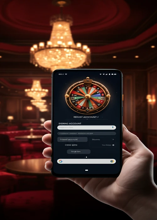 Winaura registratiescherm met de duidelijke optie om de welkomstbonus van €1500 en 250 gratis spins te claimen.